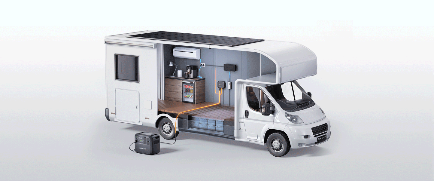 Bluetti D40 DC-DC Battery Charger - Off Grid Power Station