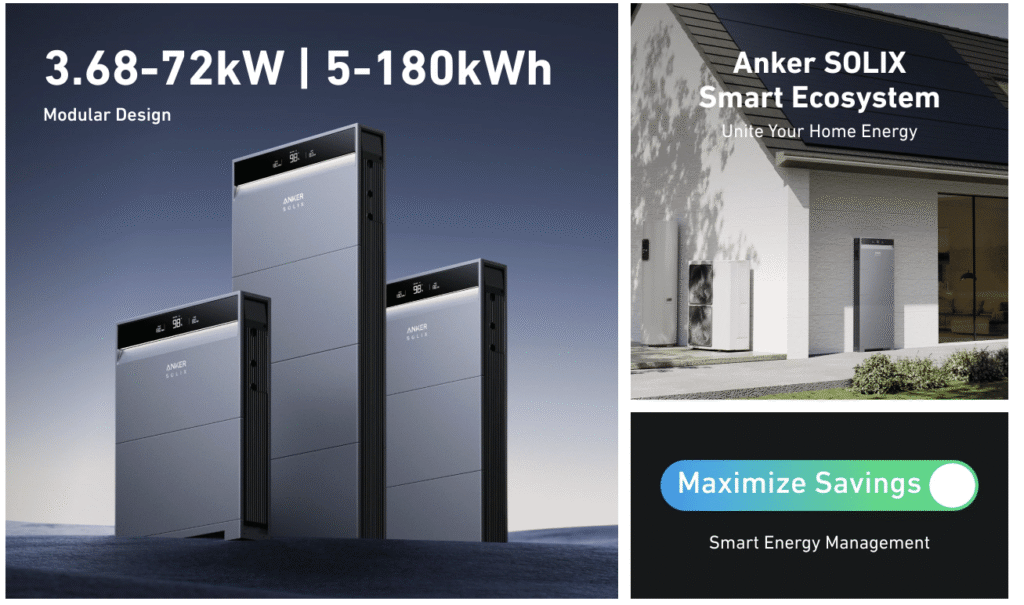 Anker Solix X1 10kW 10kWh 3PH All In one ESS system - Off Grid Power Station