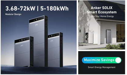 Anker Solix X1 10kW 10kWh 3PH All In one ESS system - Off Grid Power Station